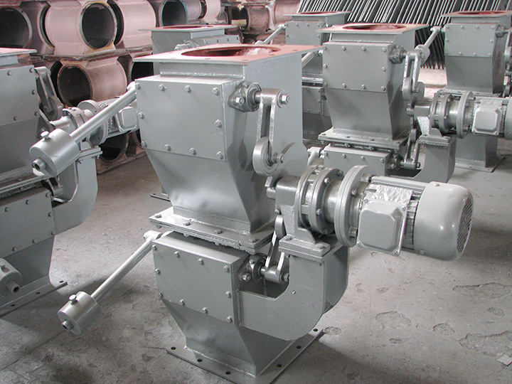 電動(dòng)雙層翻板閥